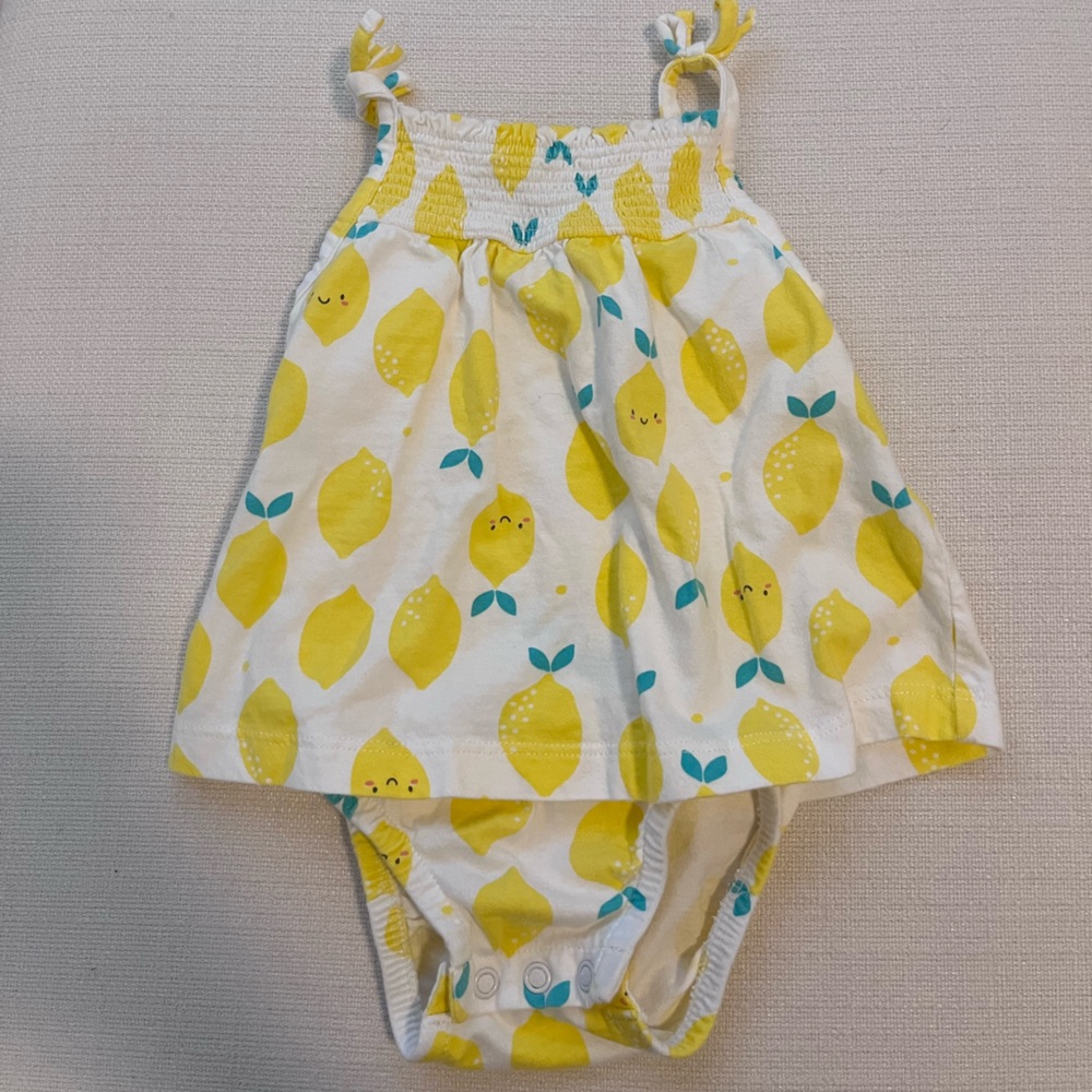 Carters Summer Lemon Romper